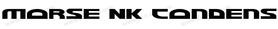 Morse NK Condensed Laser Italic字体转换